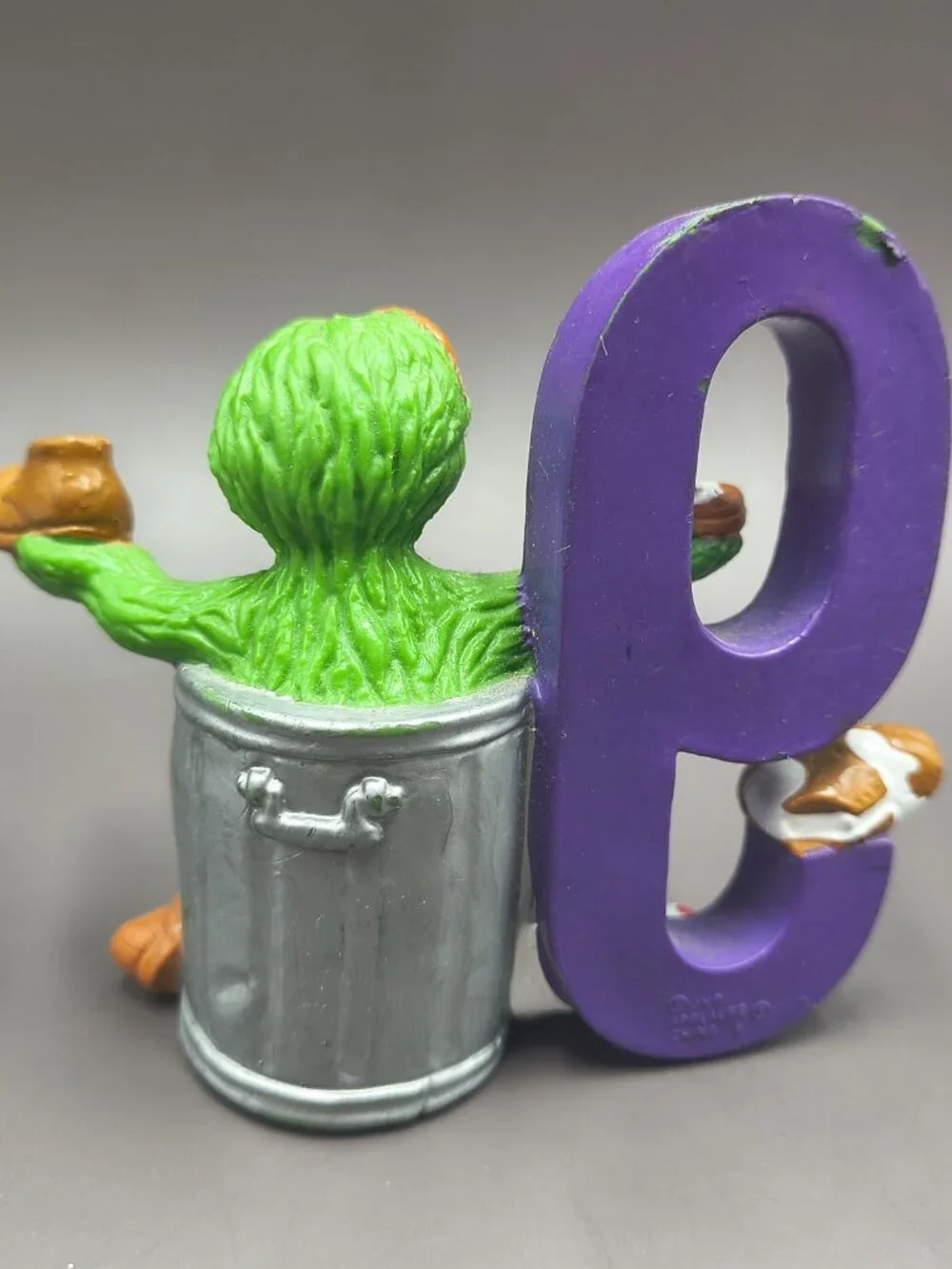 Sesame Street Oscar Grouch Number 9 Counting Birthday Cake Topper Pvc Figure 3